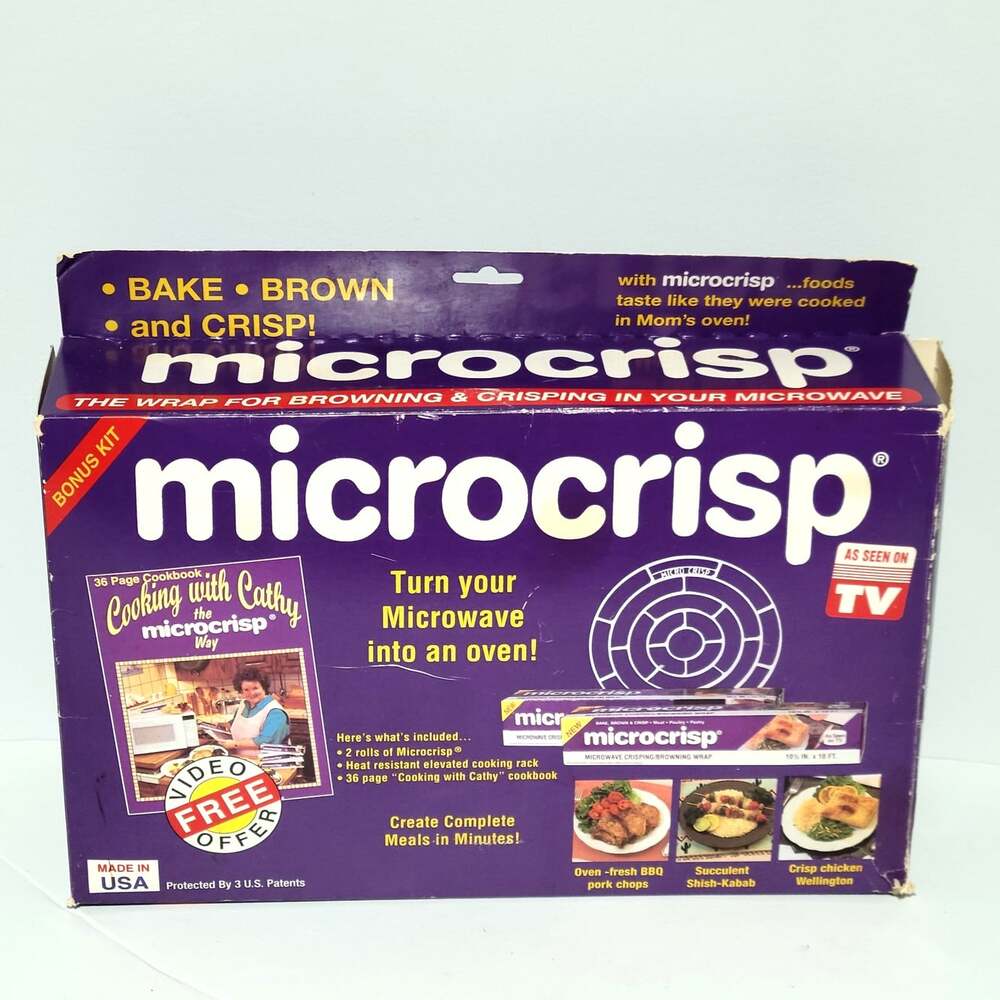 MICROCRISP Microwave Set As Seen On TV Vintage 1993 - Picture 2 of 5